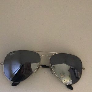 ray ban silver aviators